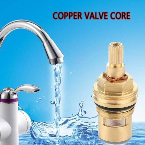 Universal Replacement Tap Valves Brass Ceramic Disc Teeth Valve Tool Bathroom Insert Turn Cartridges Quarter Faucet 20 Tap O8Q5