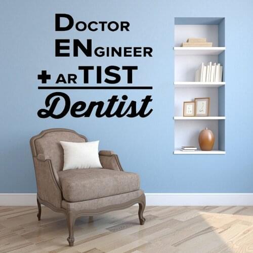 Vinyl Wall Decal Base Dental Teeth Wall Stickers Add Dentist Dental Office Teeth Decoration Bathroom Wallpaper Quote Decals