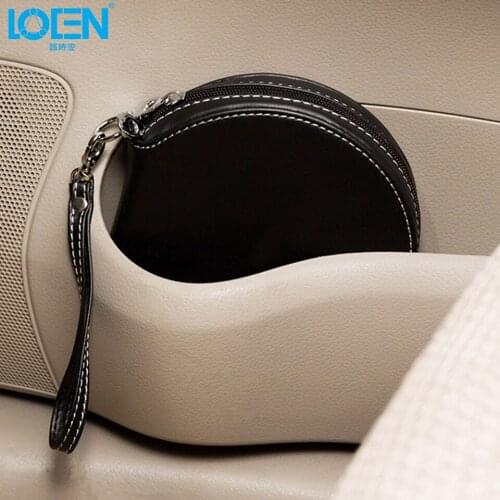 High quality PU leather waterproof 20 Disc zipper CD Holder pocket DVD Case Storage Bag DJ cover white black for Home car