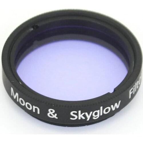 1.25 inch Moon and Skyglow Filter for Astromomic Telescope Eyepiece Ocular Metal Frame Optical Glass