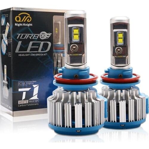 Night knight Car LED Headlights H4 T1 Original Lights 12000LM H7 Fog Lamp H3 Bulbs 9012 H8 H9 H11 H27-881 Canbus Auto Headlamps