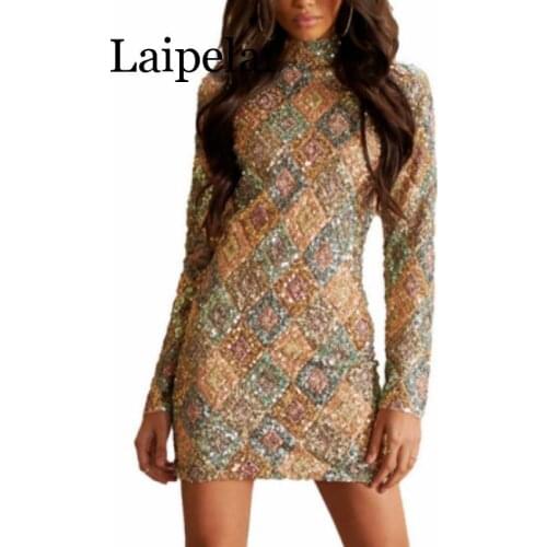 2020 Short Party Dresses For Elegant Lady Sexy European American Fashion Runway Body Ins Fashion Hipster Wearing