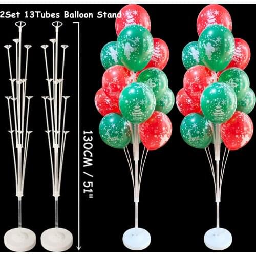 7/11/19tube Balloons Stand Balloon Holder Column Wedding Party Decoration Baloon Kids Birthday Party Balons Baby Shower Supplies
