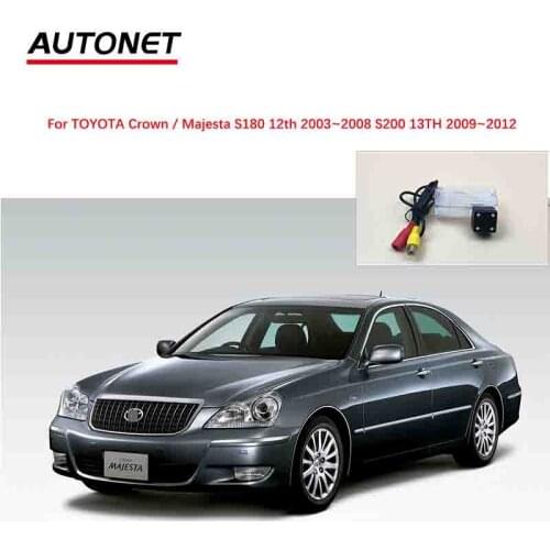 Autonet CVBS Rear view camera For For TOYOTA Crown / Majesta S180 12th 2003~2020 AHD night view rear camera/license plate camera