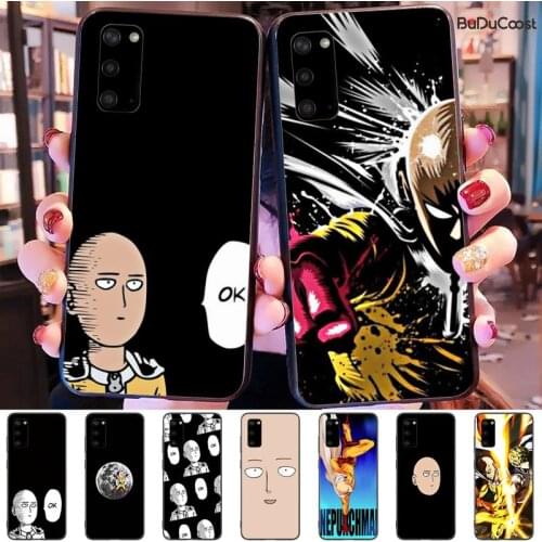 Cartoon Anime One Punch Man Phone Case For Samsung Galaxy S9 S10 S10E S6 S7 S8 S9 S9Plus S5 S20