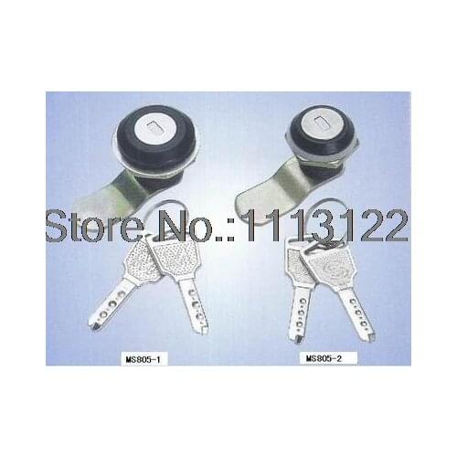 MS805-1 Electric cabinet cam lock with dust-shutter waterproof cylindrical cam lock for electric cabinet MS805-2 lock 1 PC