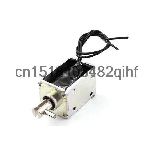 DC 12V 350mA 200g Force 3mm Stroke Pull Type Solenoid Electromagnet