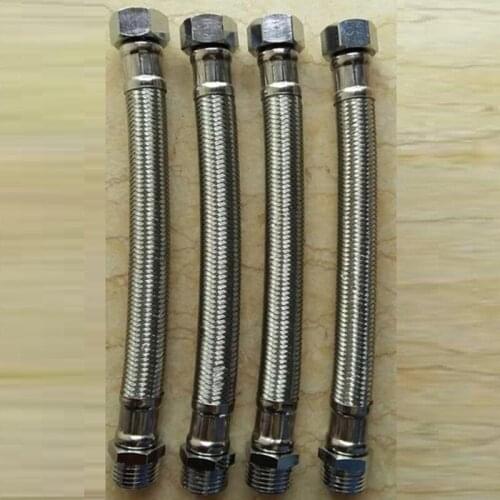20CM braided flexiable stainless steel Water Pipes pressure resistance explosion-proof sink hot cold water connection soft hose