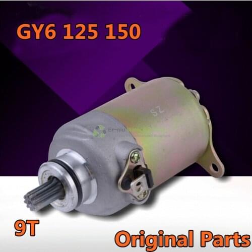 GY6 125 150 Electric Starter Fit 4 Stroke 157QMJ 152QMI Engine Chinese Scooter ATV Go-Cart Spare Parts