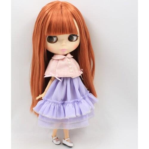 ICY DBS Blyth Doll Series No. 260BL0484 red Brown hair white skin 1/6 BJD Joint body Neo ob24 anime girl