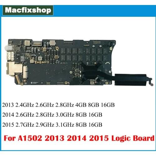 A1502 Logic Board 820-3536-A 2013 2014 820-3476-A 2015 820-4924-A For MacBook Pro 13" A1502 Motherboard 2.4GHz 2.6GHz 2.8GHz