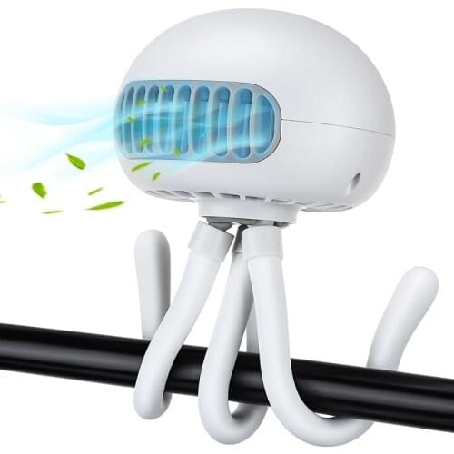 Mini Fan Portable USB Rechargeable Bladeless Fan Silent Outdoor Stroller Fans for Xiaomi Ventilador Portatil Abanicos Fold Cool