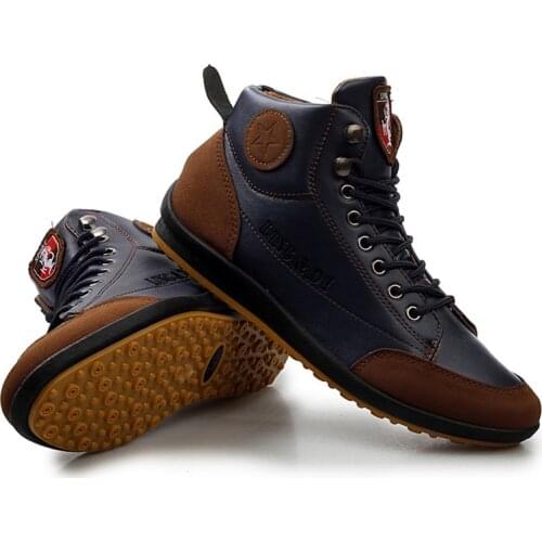 Men Boots Fashion Ankle Boots Winter Shoes Men High-top Shoes Winter Boots Men Sneakers Male Shoes Adult Footwear Boots Men 39 S