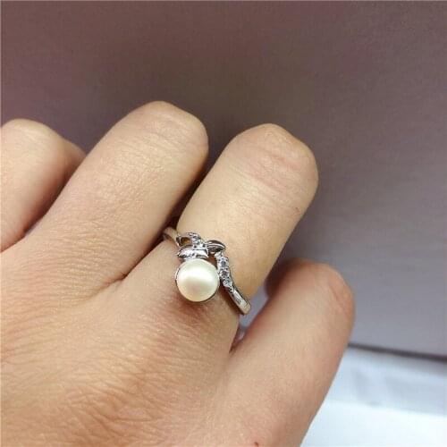 NEW ARRIVAL Ring Base Mountings Findings Settings Adjustable Ring Jewelry Parts Fittings Accessories for Pearl Beads Stones