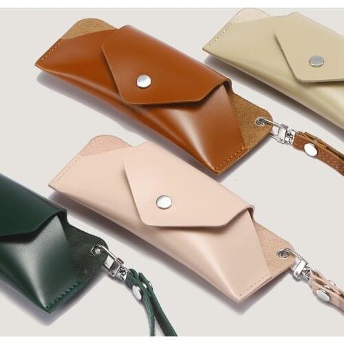 Popular Multi-color Sunglasses Case Solid Color Hand Carry Bag Glasses Bag Stylish Portable Decorative Simple GlassesAccessories