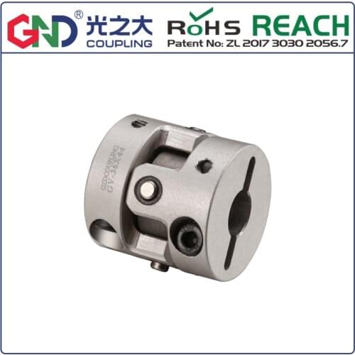 Coupling shaft coupling GND aluminum alloy D36 L54 universal joint clamp for CNC coupler vibration,parallel angular misalignment