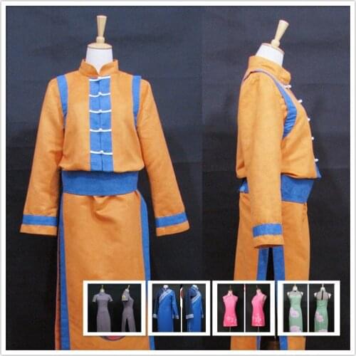 Uzumaki Hinata Hyuga Sakura Sasuke Uchiha Tsunade cos cheongsam Cosplay Costume