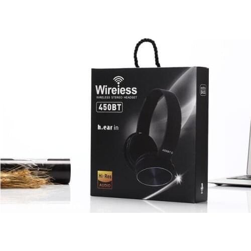XB450BT Headset Bluetooth Earphones Stereo Bass-Card Instert Songs Support Cable support TF card