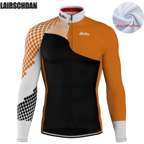 LairschDan Winter Cycling Jersey Men Bicycle Clothes Sports Outdoor Riding Bike Top MTB Clothing mallot ciclismo hombre invierno