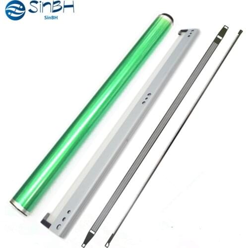 1Set X Bizhub C224 Drum Cleaning Blade+OPC Drum+Charge Saw+Charge Grid For Konica Minolta C284 C364 C454 C554 C221 C281 C221S