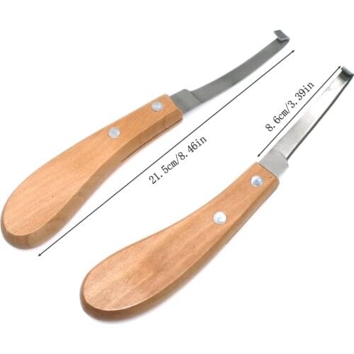 1 Pcs Farm Cattle Horses Hoof Cutter Goat Cow Sheep Pig Livestock Hoof Knife Right/Left Hand Animal Foot Pruning Tools