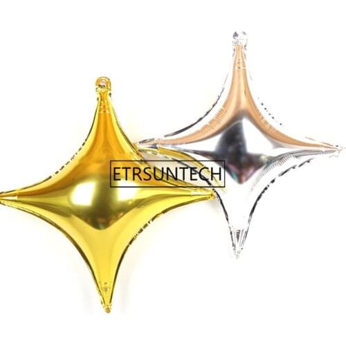 100pcs 36inch Large Star Balloons for Birthday Wedding Party Decoration Four Point Star Globos