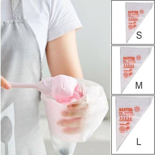 Baking Pastry bag 20/50/100PCS Disposable Piping Bags Kitchen Cupcake Cream Icing Disposable Confectionery Bag Cake Tools