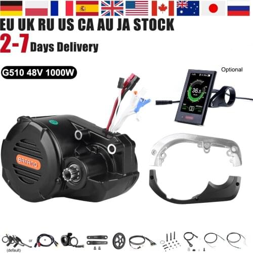 Bafang Electric Bike Conversion Kit G510 52V 48V 1000W Mid Drive Motor eBike Ultra M620 for Cargo Mountain Bicycle DPC18 Display