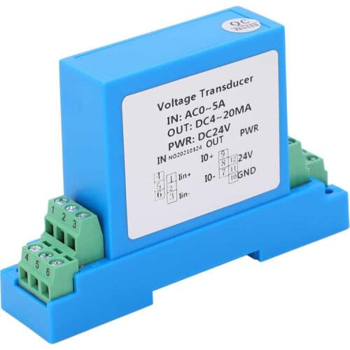 Current meter digital ammeter voltmeter AC Current Transmitter DC4‑20mA Output Power Distribution Control Current
