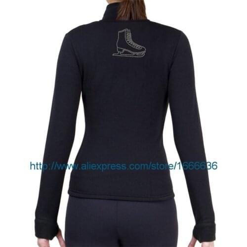 Hot Sales Ice Skating Jacket Beautiful New Brand Vogue Figure Skating Jacket Competition SU2005