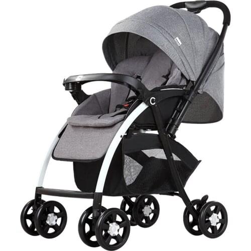 Babalo Lightweight Stroller with Four-Wheel Shock Absorption Under 9kg Compact Fold Send From Spanish warehouse