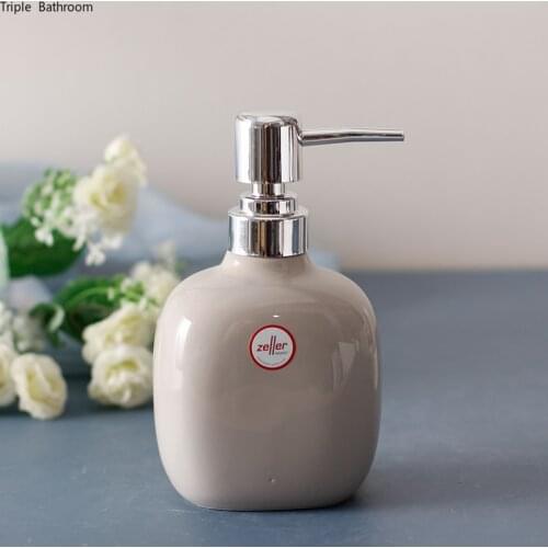 Creative Solid Color Ceramic Gargle Cup Liquid Soap Dispenser Soap Dish Toothbrush Holder Travel Supplies Bathroom Accessories
