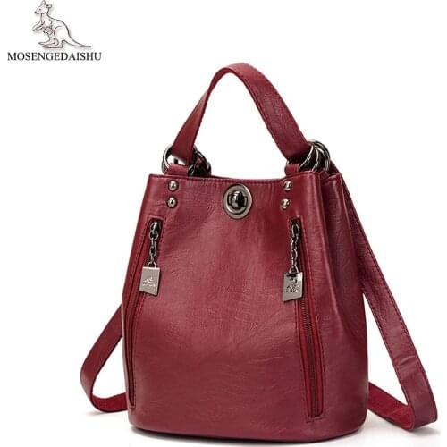 Multifunction Women Backpack Double Zipper Ladies Backpacks High Quality Leather Bookbag Fashion Casual Female Shoulder Bag Sac
