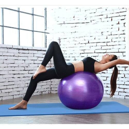 Yoga Ball Fitness Balls Sports Pilates Birthing Fitball Exercise Training Workout Massage Ball Gym Ball 45cm