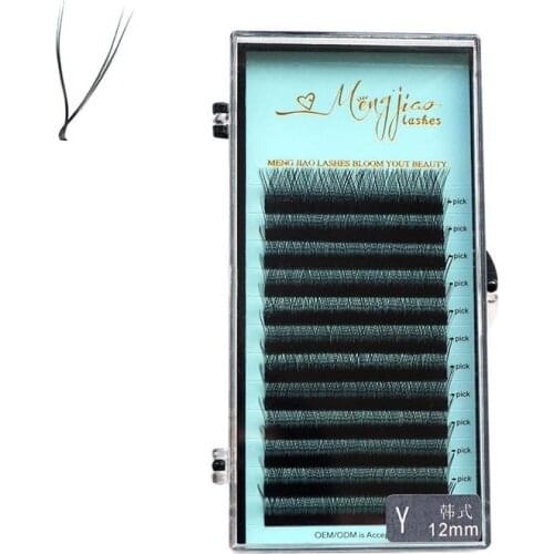 M&J YY Eyelash Extension pre made volume fans eye lashes 3D eyelash bundles Eyelash Natural eyelashes extension lashes mix