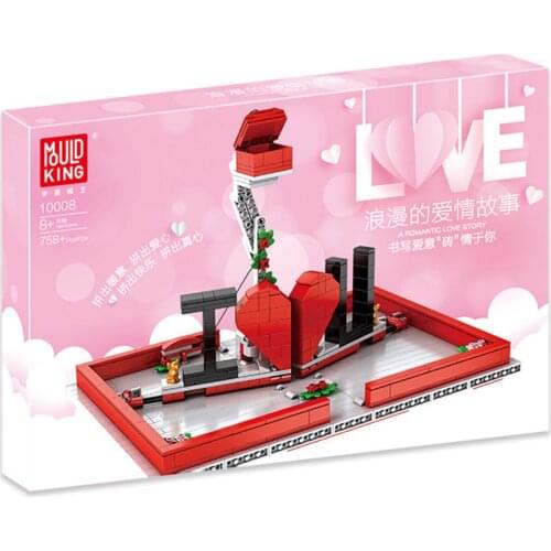 Newest Arrival Valentines Day Building Block Toys Creative DIY Construction Toys, Gift Choice for Girlfriends/Wife/Lovers