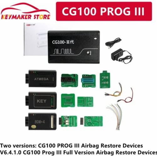New V6.4.1.0 CG100 Prog III Full Version Airbag Restore Devices including All Functions of Renesas SRS and Infineon XC236x FLASH