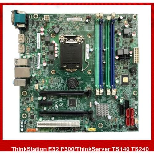 Original Desktop Motherboard For Lenovo ThinkStation E32 P300 ThinkServer TS140 TS240 IS8XM REV:1.0 DDR3 03T6801 Perfect Test