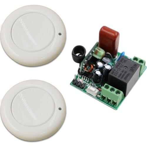 Popular Wireless 1 CH 220V Mini Lamp Remote Control Switch Receiver with Transmitter Can be Used in Household Stairs Corridor