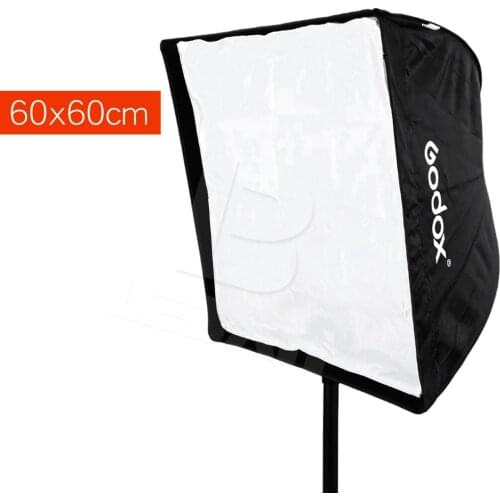Godox Portable Softbox 60 * 60cm / 24" * 24" Umbrella Reflector for Flash Speedlite Lighting