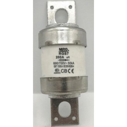 Fuses: RGS7 200A 690/700V aR / RGS7 150A 700V / RGS7 160A 690V / RGS7 170A 700V / RGS7 180A 700V aR