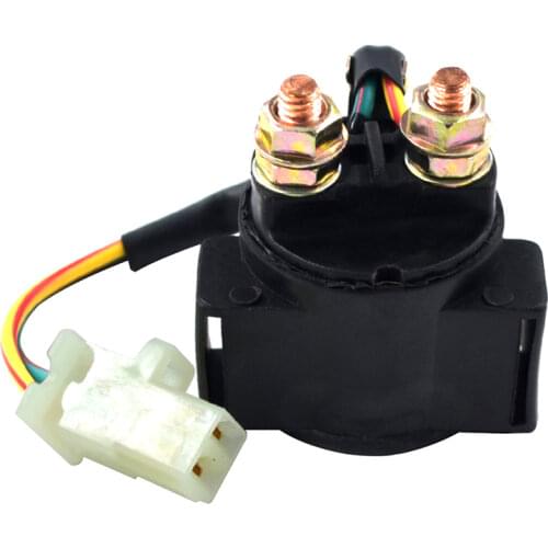 Motorcycle Starter Relay Solenoid For YAMAHA SNOSCOOT SV80 125 SR185 SRX250 TERRA PRO 350 TIMBERWOLF 250 TRAILWAY TW200