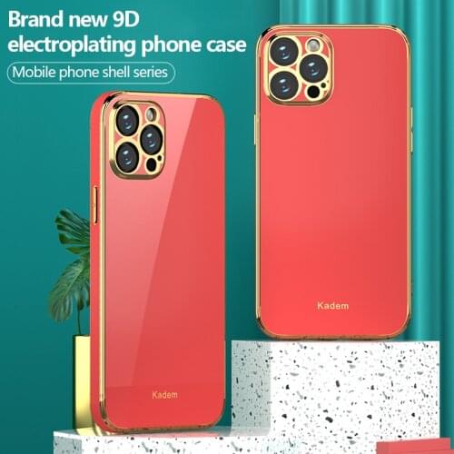 Luxury Plating Silicone Phone Case For iPhone 12 11 Promax XSmax SE XS XR X 8 7 Plus Protection Cover