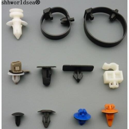 Shhworldsea 100 Car Screw Grommet Front Rear Wheel Fender Liner Screw Grommet for Toyota Auto Plastic Rivet Fastener Clips Cover