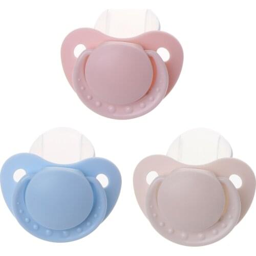 Custom Big Size Food Grade Silicone Adult Pacifier Funny Parent-child Toys