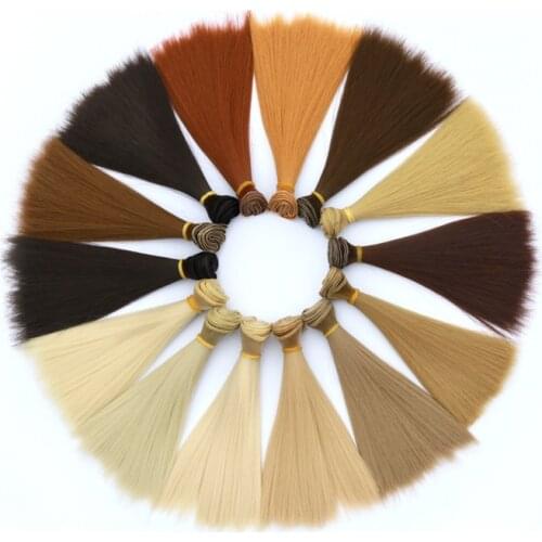 Msiredoll bjd wig 15*100CM or 20*100CM or 25*100CM doll hair for 1/3 1/4 1/6 straight hair doll hair bjd wig diy Free shipping