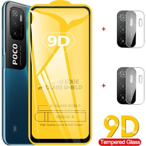 Screen Protector for Poco M3 Pro 5G Glass Pocophone F3 Xiaomi Poco M3 Pro Camera Film Pocco F2 Pro Tempered Glass Poco M 3 Pro