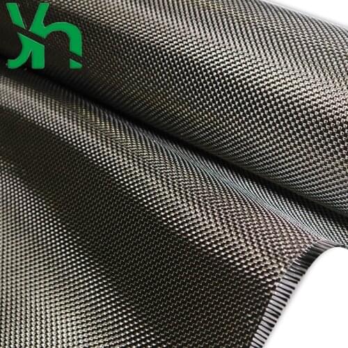 Carbon fibre cloth, gold and silver wire, 3K 200gsm, width 1m, skateboard/surfboard modification, 0.25mm thickness plain cloth