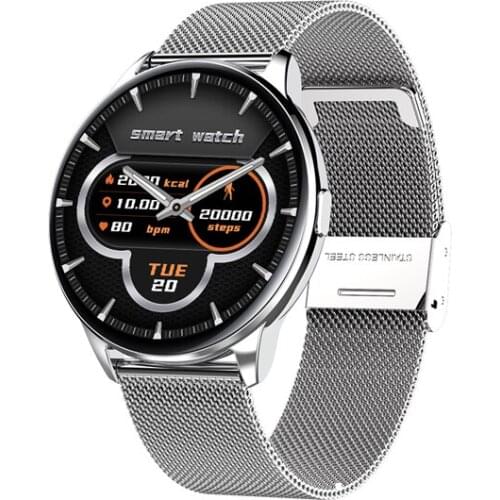 1.32 Inch Round Smartwatch For IOS Android Men Full Touch Multi-Sport Mode Instagram Facebook Reminder Women Heart Rate Monitor