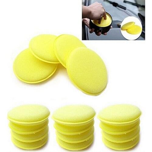12pcs Care Care Waxing Polish Wax Foam Sponge Applicator Pads For Clean Cars Vehicle